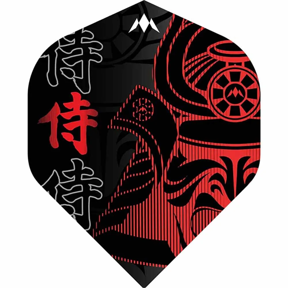 Plumas Mission Darts No2 Std Samurai II - Red