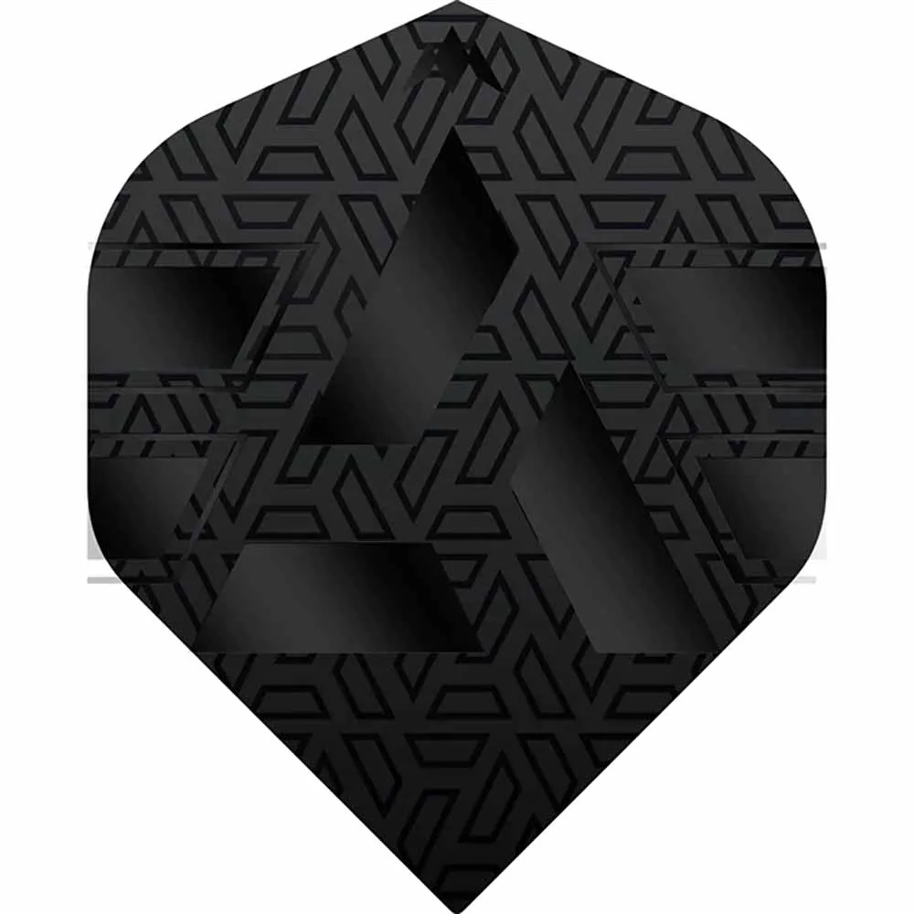 Mission Darts No2 Std Hazard Zwart Flights
