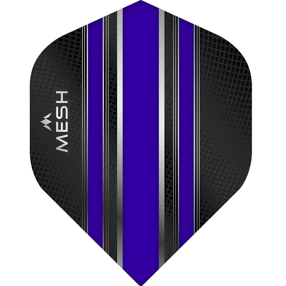 Plumas Mission Darts No2 Std Mesh Azul Oscuro