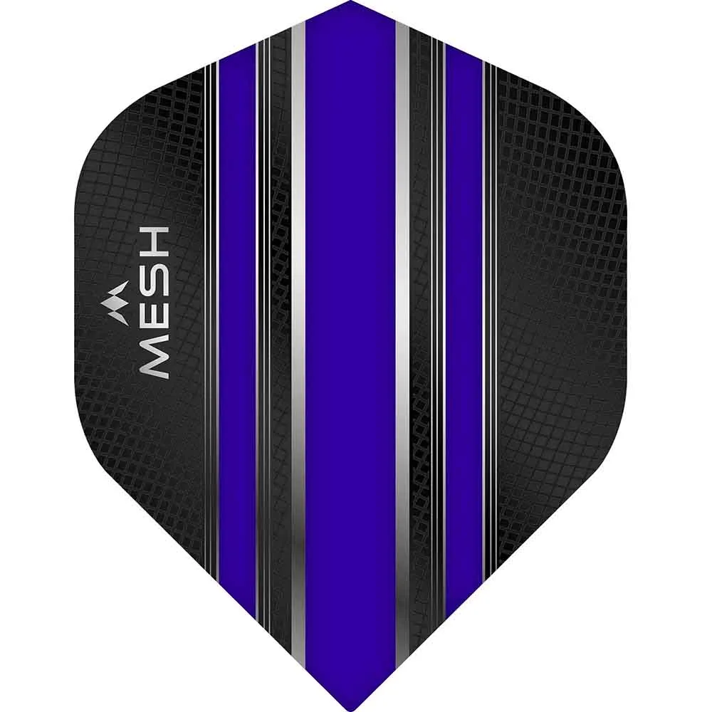 Plumas Mission Darts No2 Std Mesh Azul Oscuro