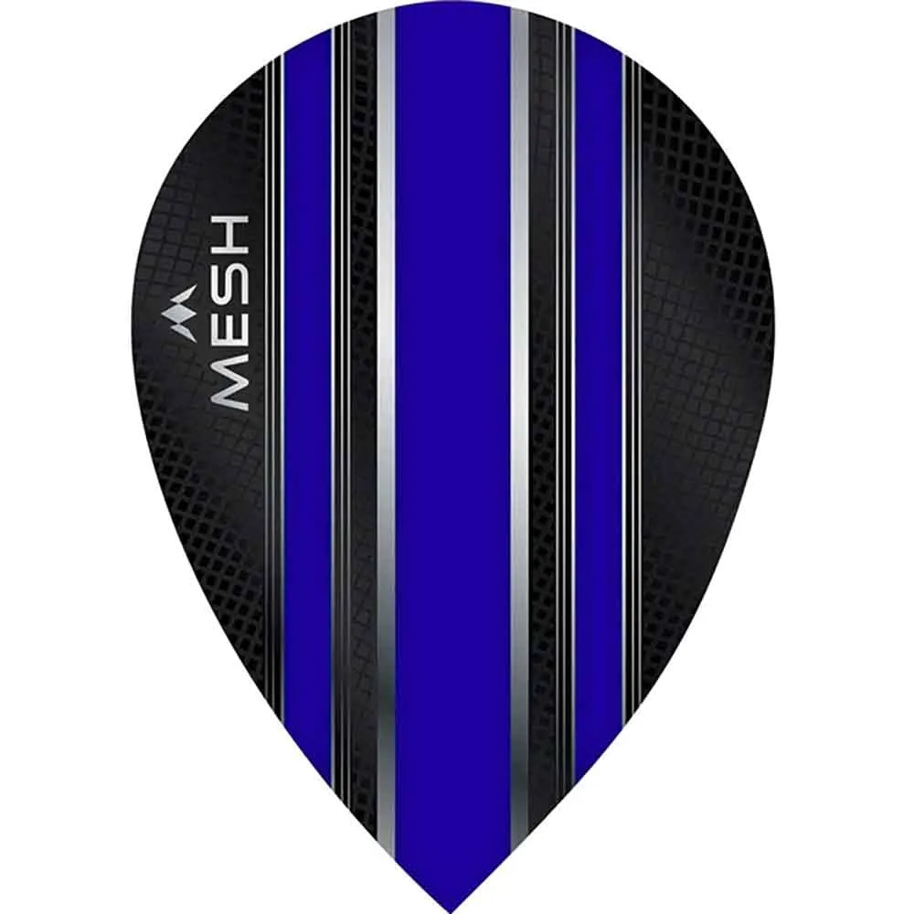 Plumas Mission Darts Ovalada Mesh Azul Oscuro