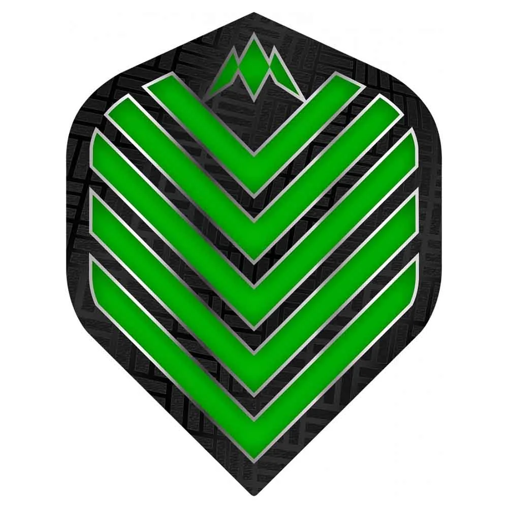 Plumas Mission Darts Plumas No2 Std Admiral Verde