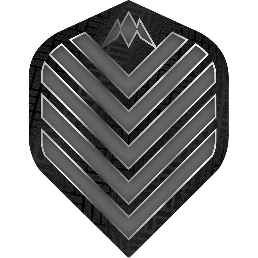 Plumas Mission Darts Plumas No2 Std Admiral Gris