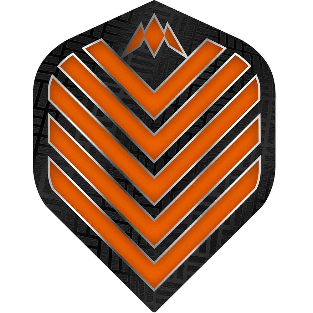 Plumas Mission Darts Plumas No2 Std Admiral Naranja