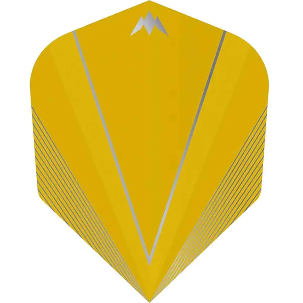 Mission Darts Flights Shades No6 Gelb