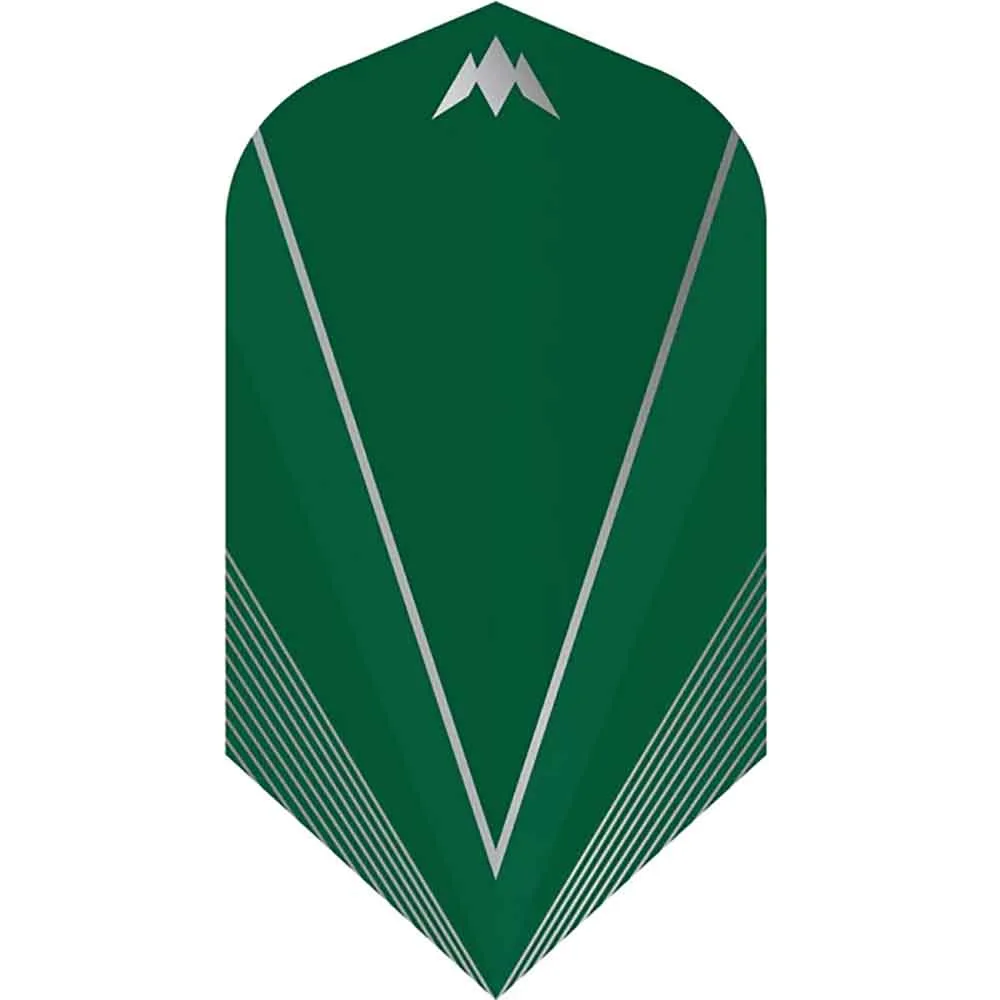 Mission Darts Shades Slim Flights Groen