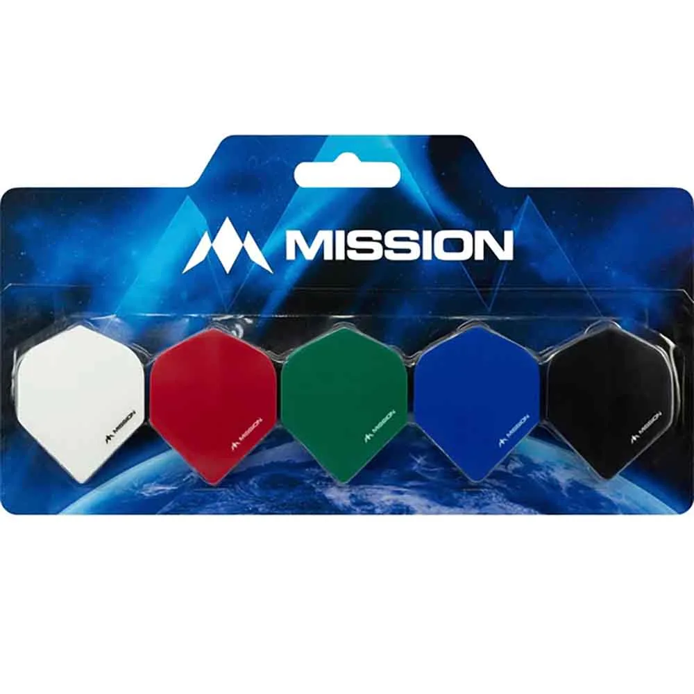 Plumas Mission Darts No2 Std Logo Dart Collection 5 unidades