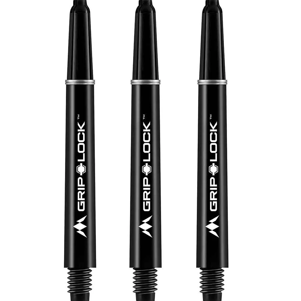 Cañas Mission Darts GripLock Negra Corta 34mm