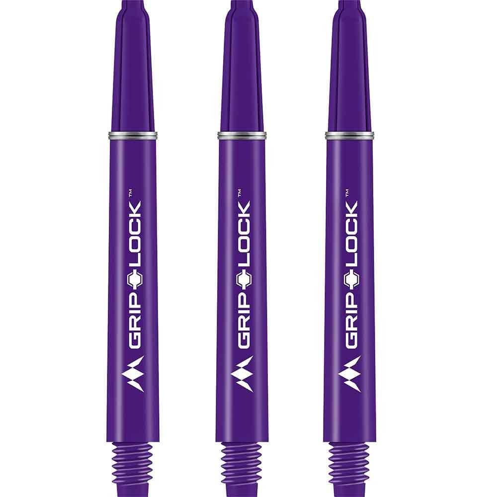 Cañas Mission Darts GripLock Morada Corta 34mm