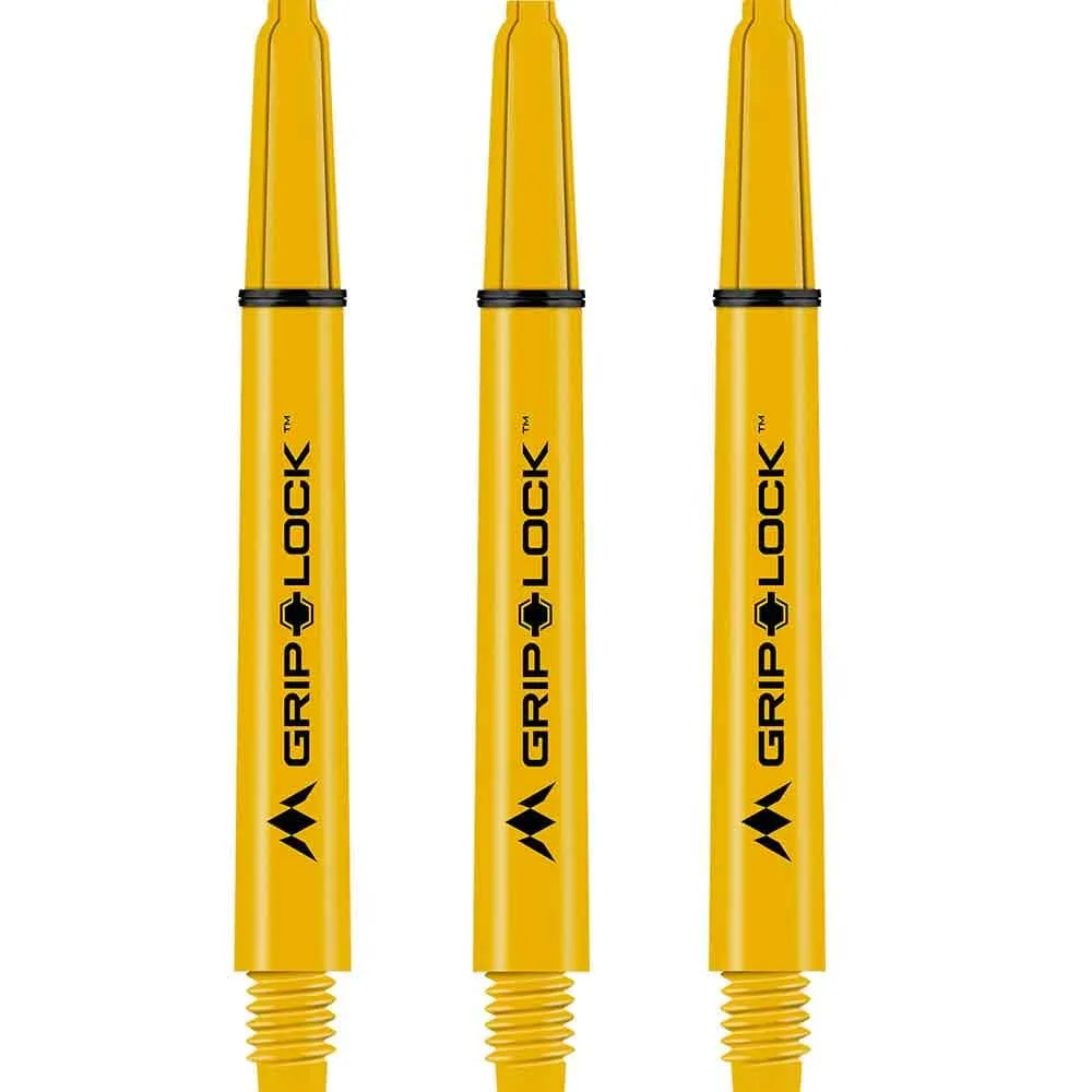 Cañas Mission Darts GripLock Amarilla Corta 34mm