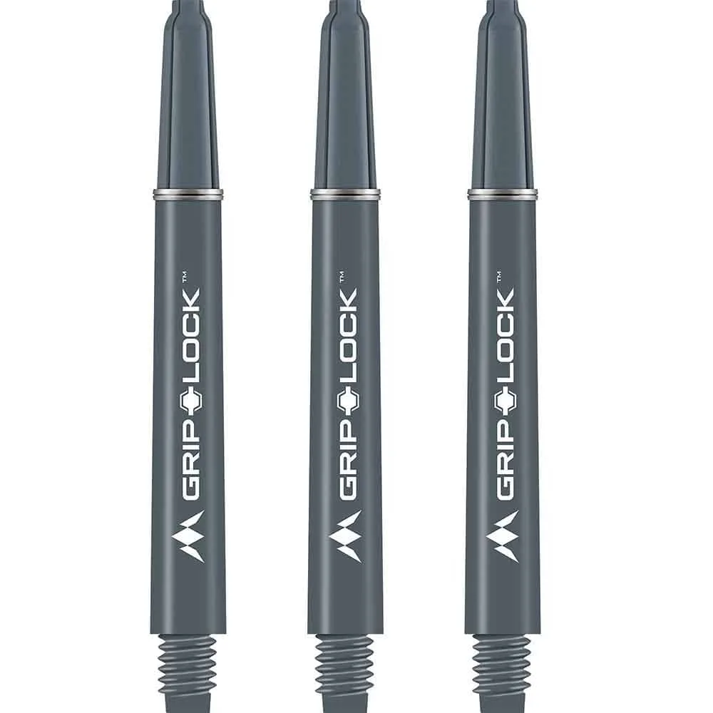 Cañas Mission Darts GripLock Gris Corta 34mm