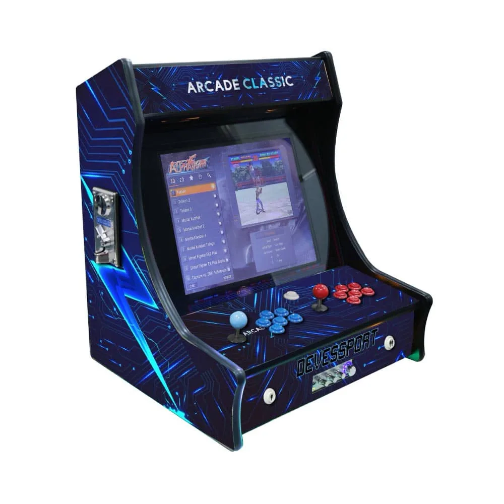 Arcade Bartop Thunder Pantalla 19 pulgadas 2 Jugadores +6000 juegos