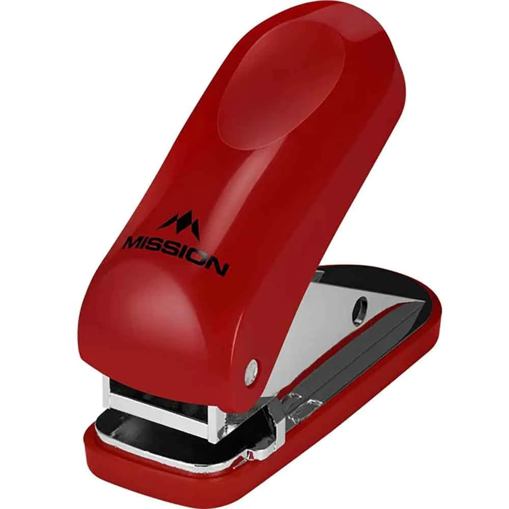 Maquina Perforar Mission F-Lock Pro Flight Punch Rojo