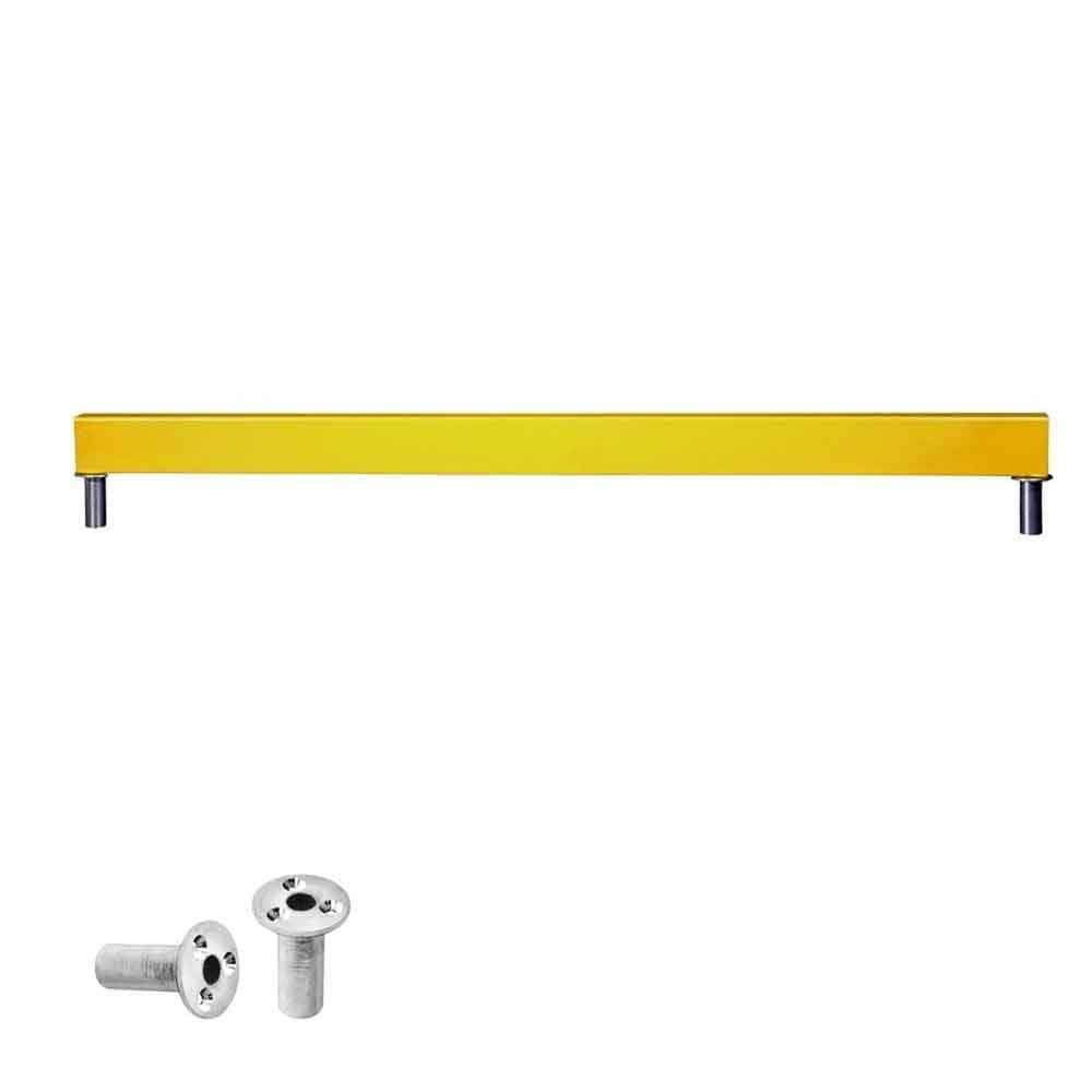 Mission Pro Raised Steel Oche Con Herrajes Para Suelo Amarillo