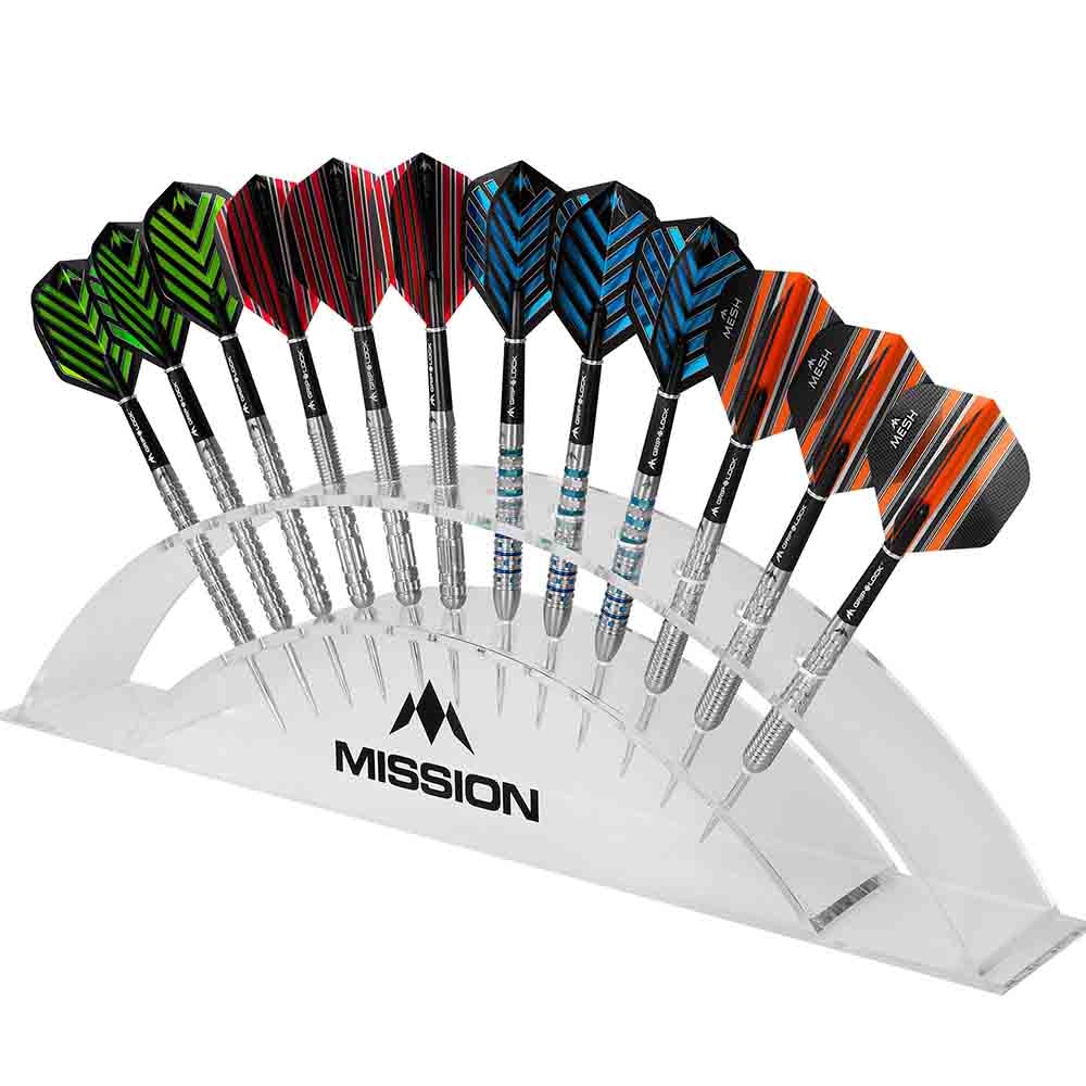 Soporte Dardos Mission Darts Station 12 Dardos 
