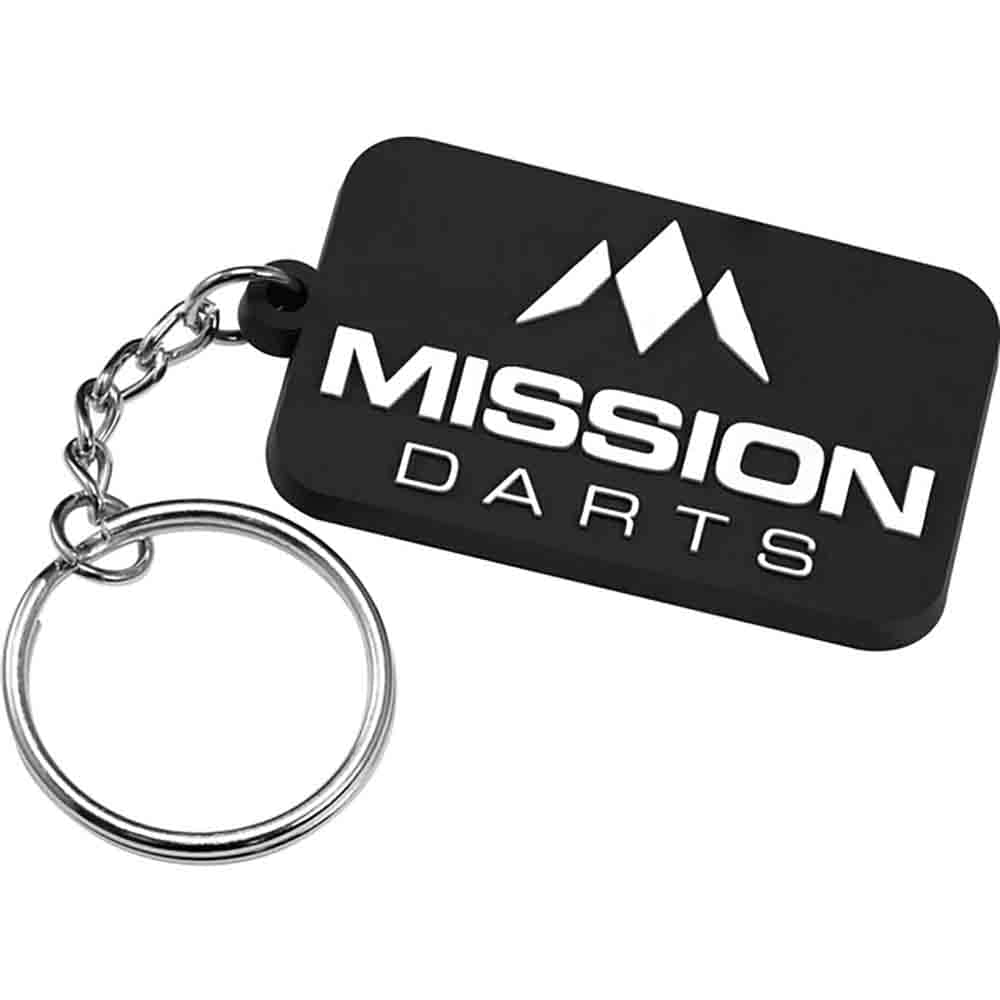 Llavero Mission Darts PVC Blanco