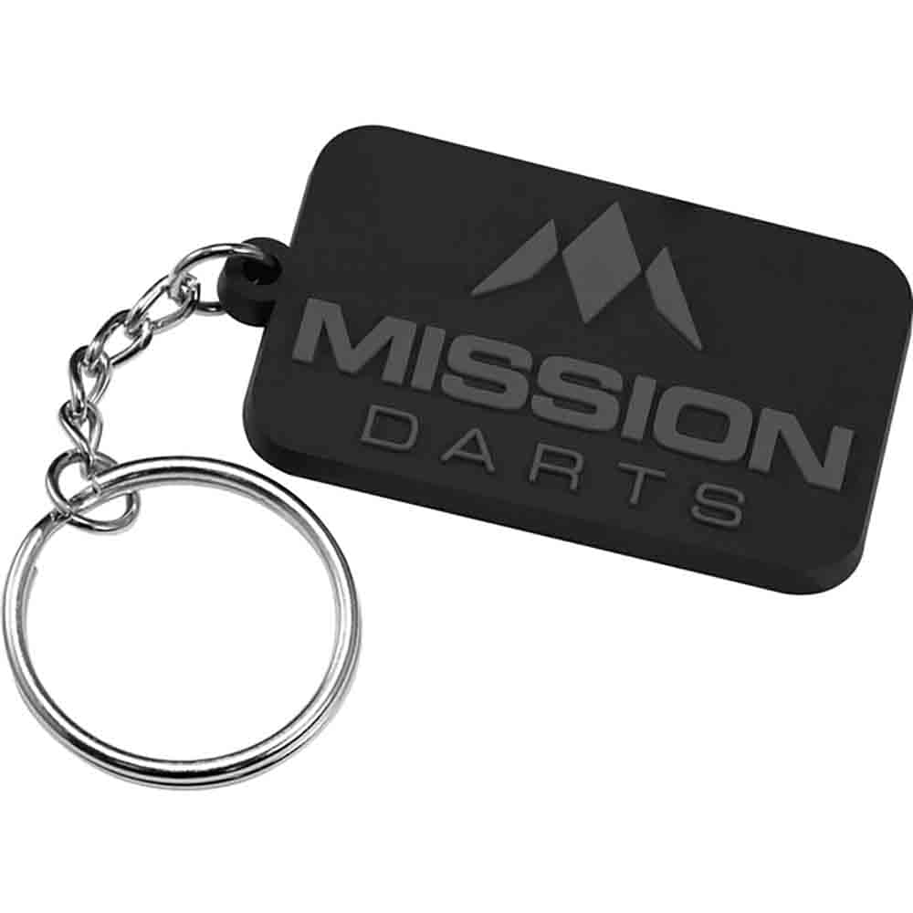 Llavero Mission Darts PVC Gris