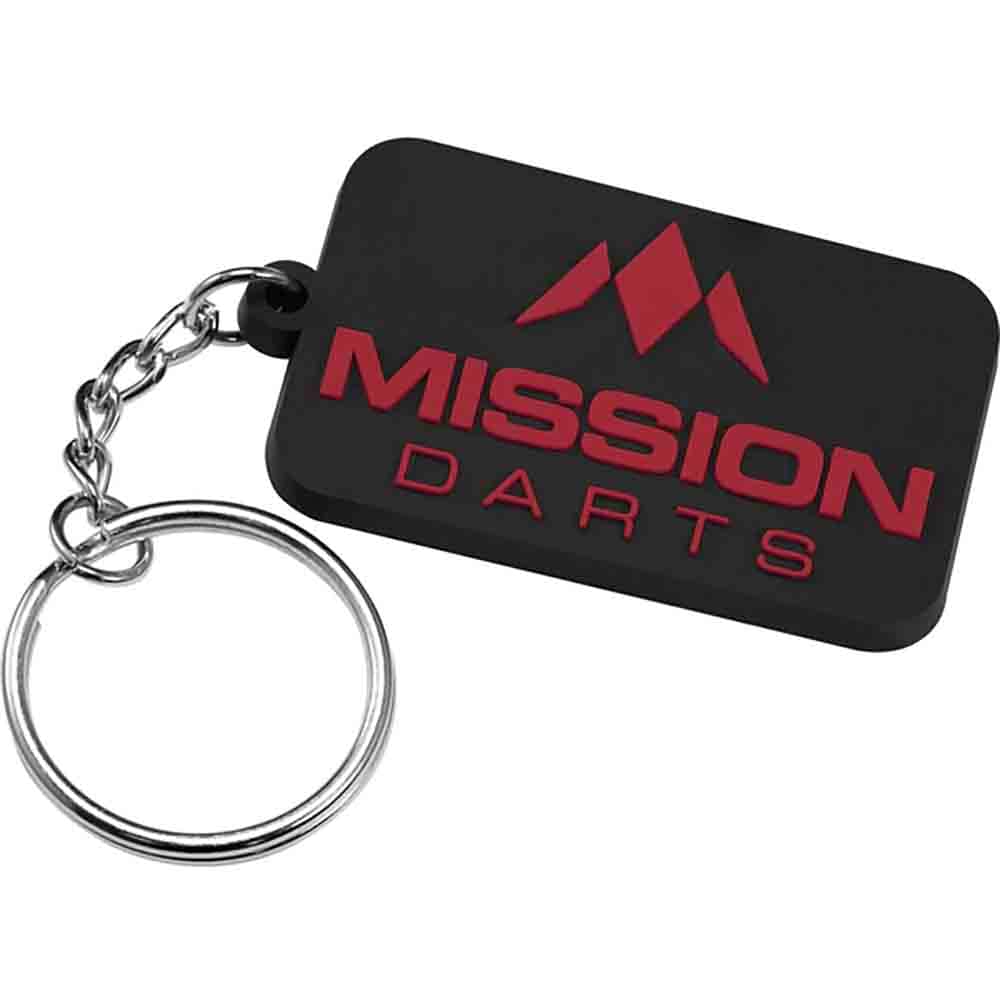 Llavero Mission Darts PVC Rojo