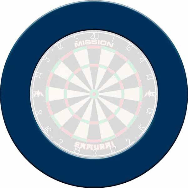 Dartboard Surrounds Liso Mission Darts Azul