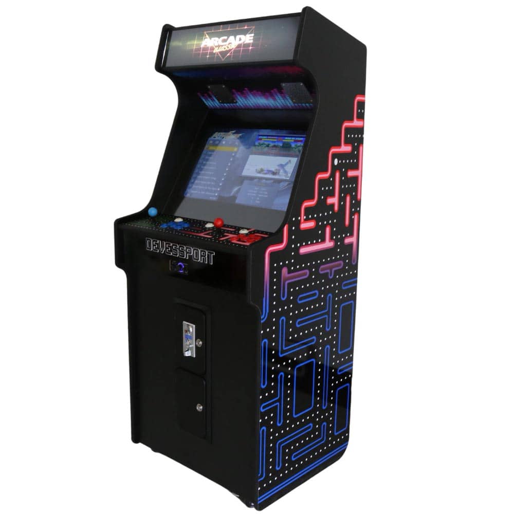 Maquina Recreativa Big Arcade PacMan 182cm 26 Pulgadas 2 Jugadores +6000  Juegos 3722