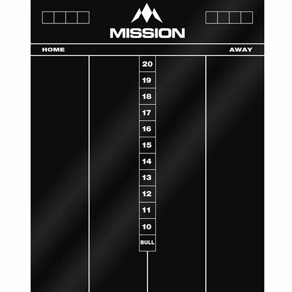 Pizarra Mission Darts Whiteboard Cricket Negro