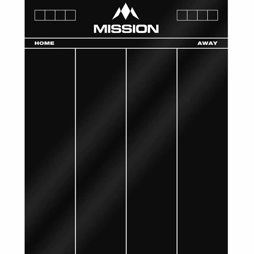Pizarra Mission Darts Whiteboard 501 Negra