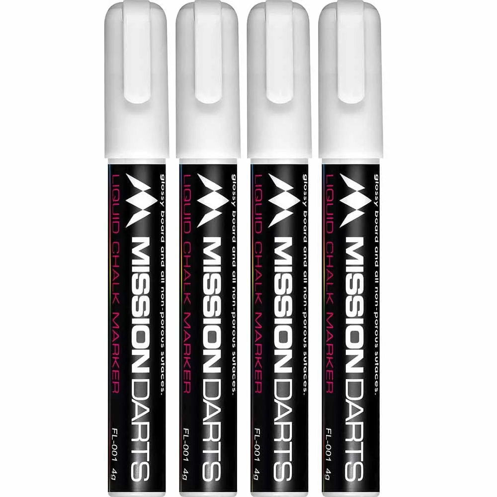 Rotulador Tinta Liquida 4 unidades Color Blanco