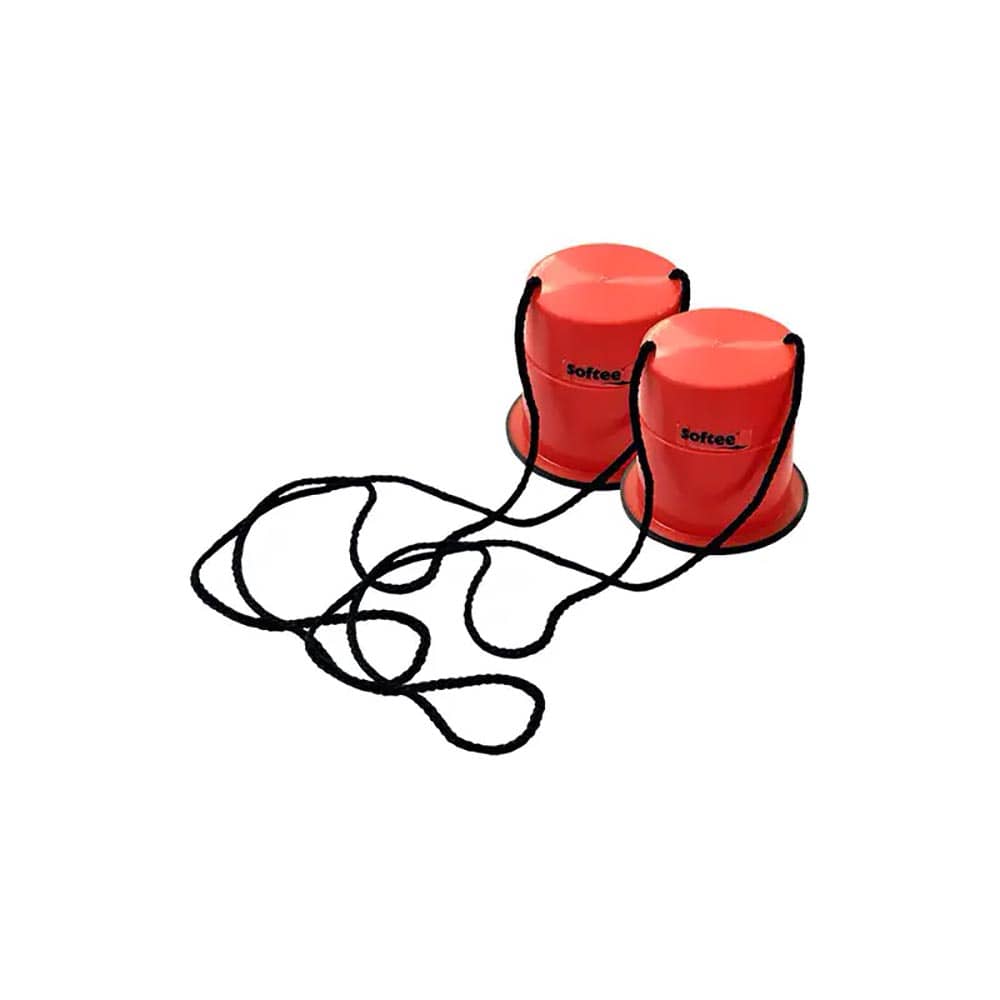 Alzas de plástico Softee con antideslizante Rojo 12.5cm