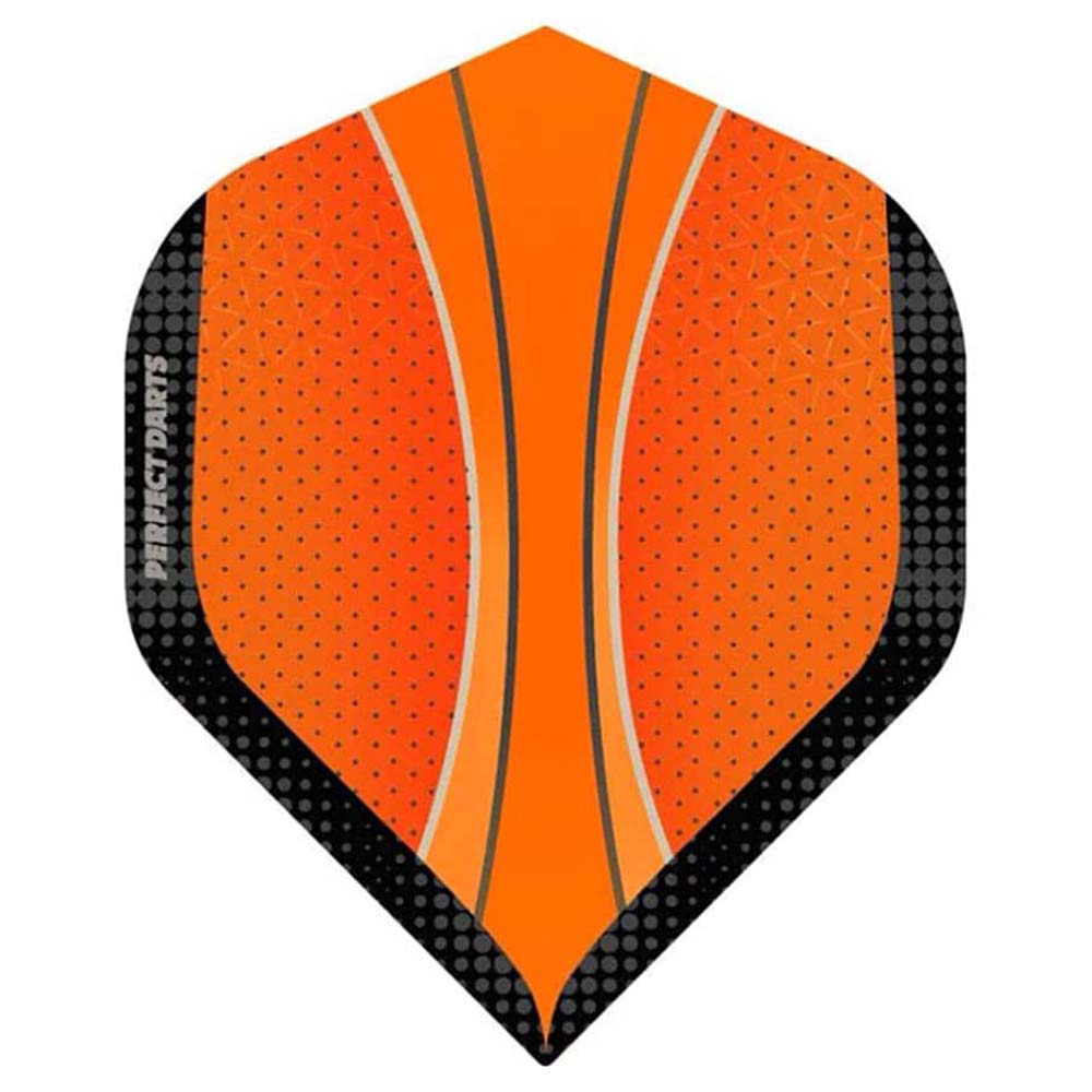 Plumas Perfect Darts Solarfox No2 Std Naranja y negro