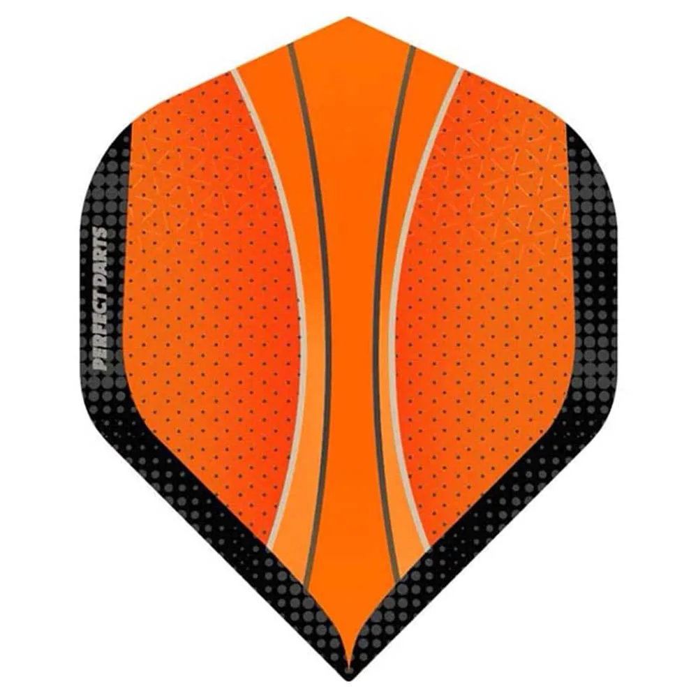 Plumas Perfect Darts Solarfox No2 Std Naranja y negro