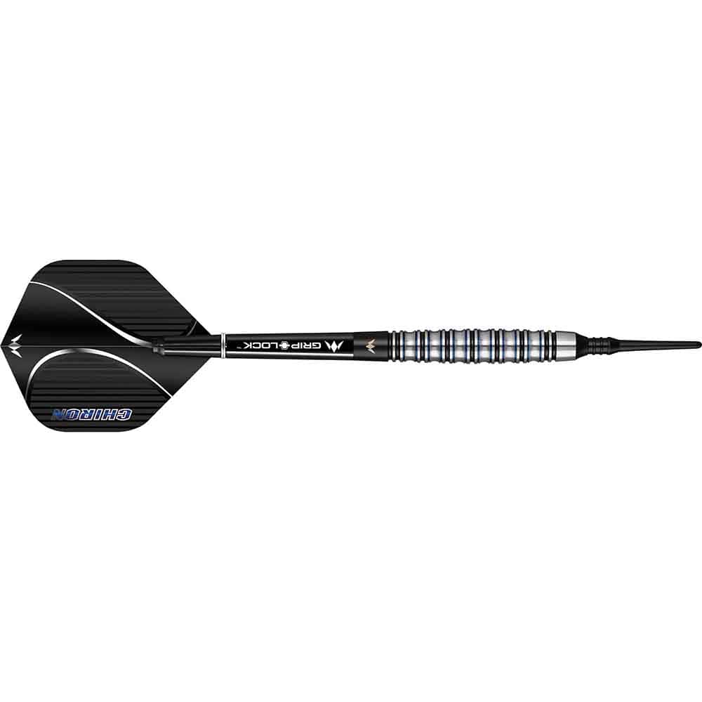 Dardos Mission Chiron M2 Electro Negro Azul 90% 21g