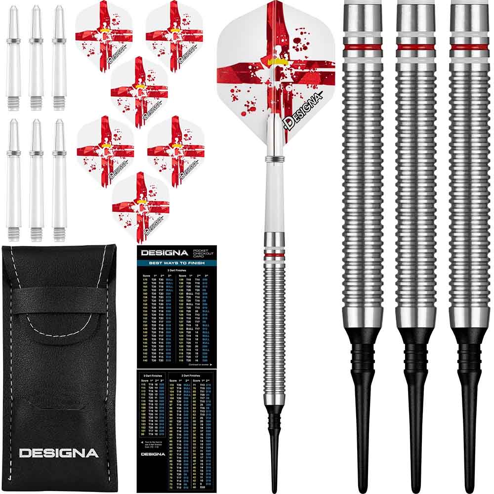 Dardos Designa Patriot X Darts Irlanda del Norte 90% 20g