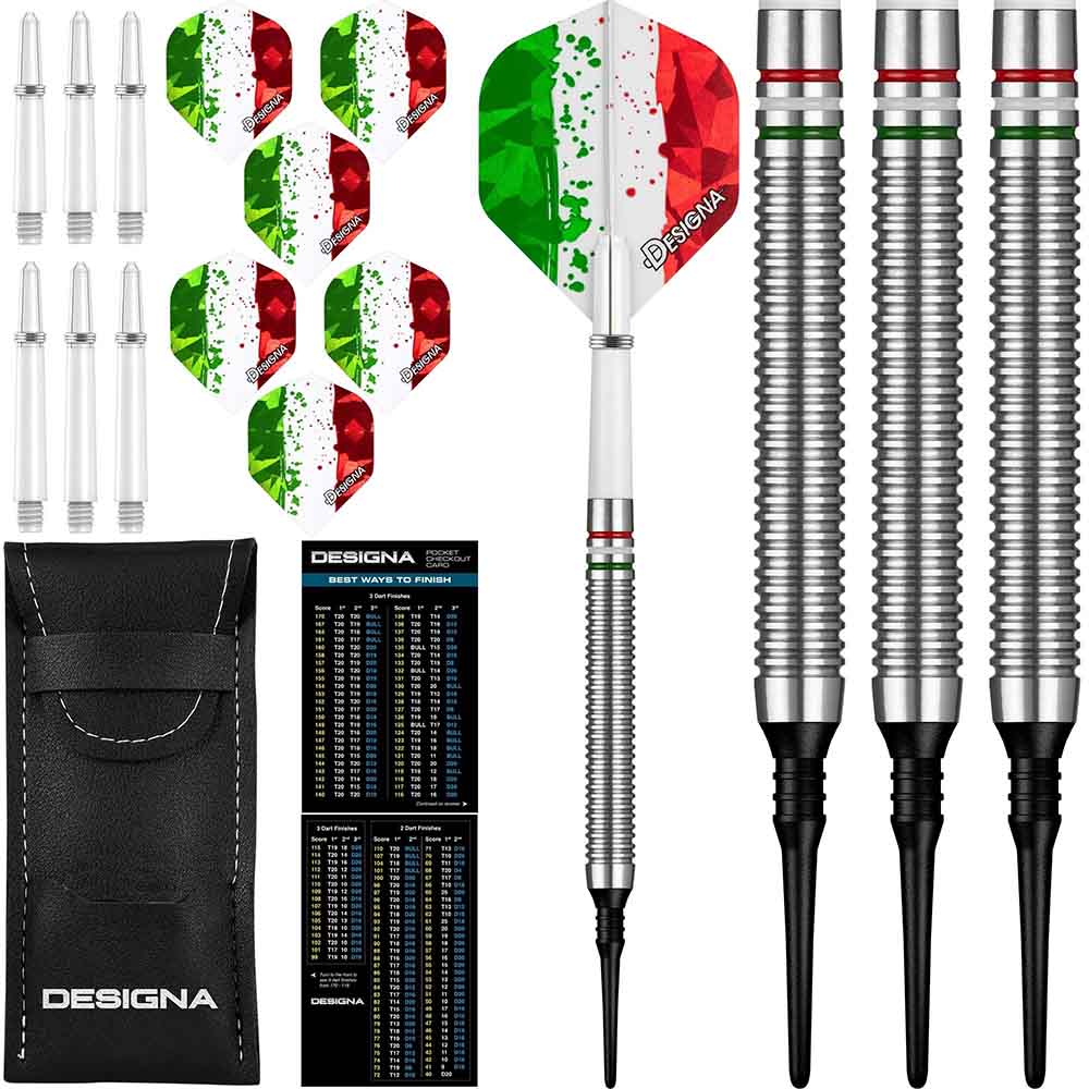 Dardos Designa Patriot X Darts Italia 90% 20g