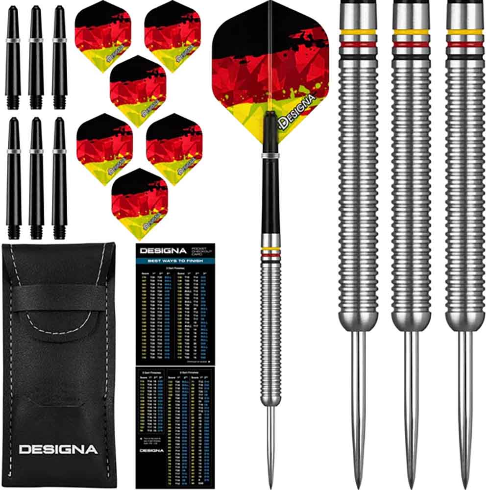 Dardos Designa Patriot X Darts Alemania 90% 22g