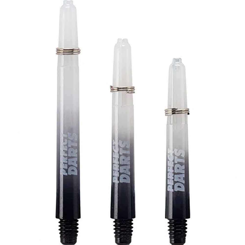 Cañas Perfectdarts Dos Tonos Negro Humo Corta