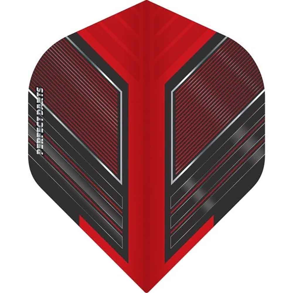 Plumas Perfect Darts Space Raider No2 Std Negra Roja