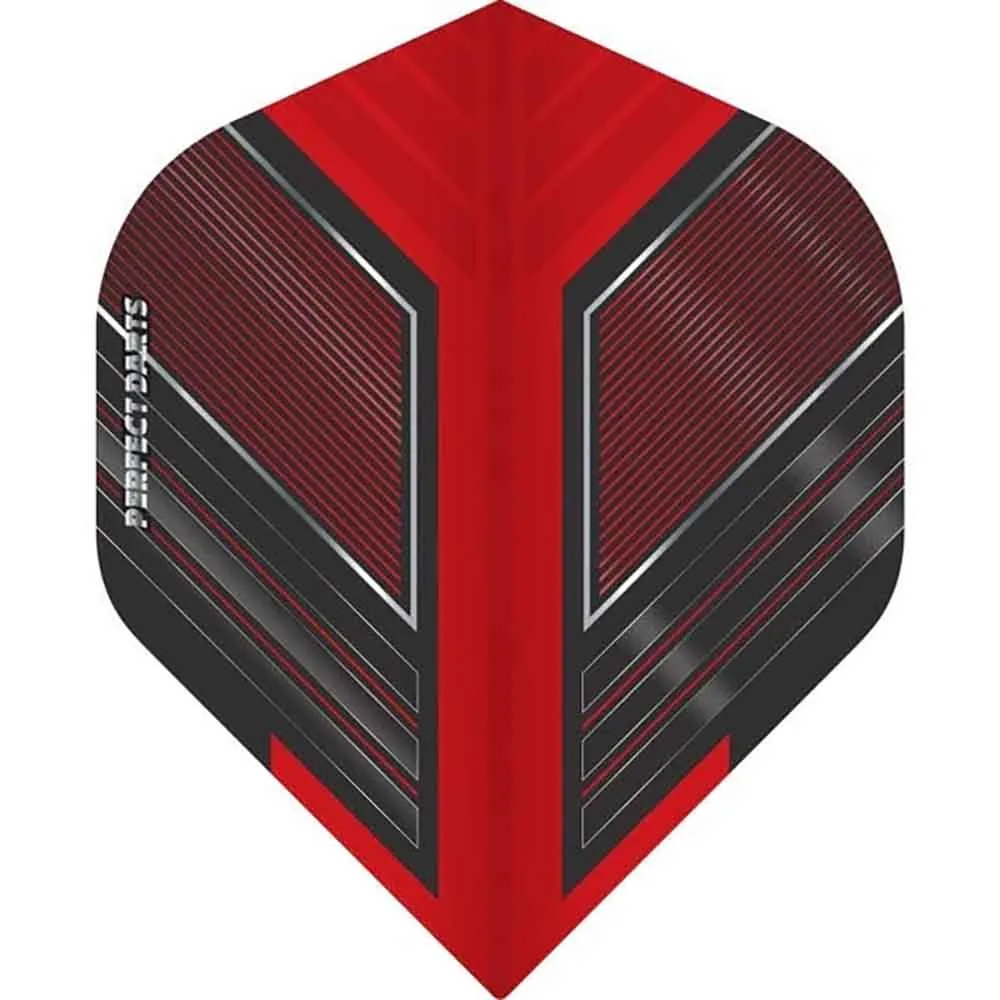Plumas Perfect Darts Space Raider No2 Std Negra Roja