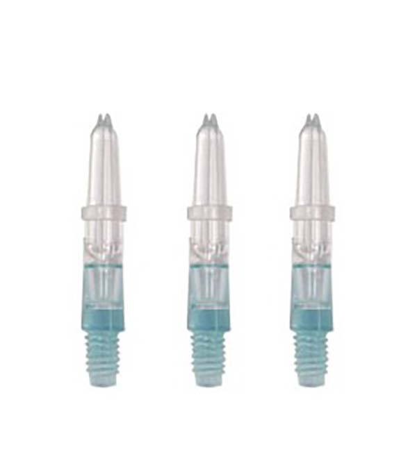 Cañas L-Style Laro Silent Giratoria Transparente Emerald 130 extra corta