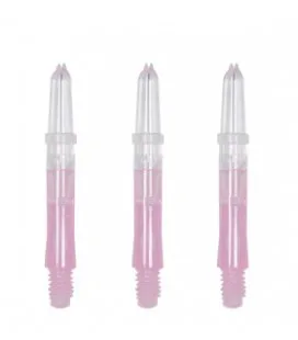Cañas L-Style Laro Silent Giratoria Transparente Rosa 130 extra corta