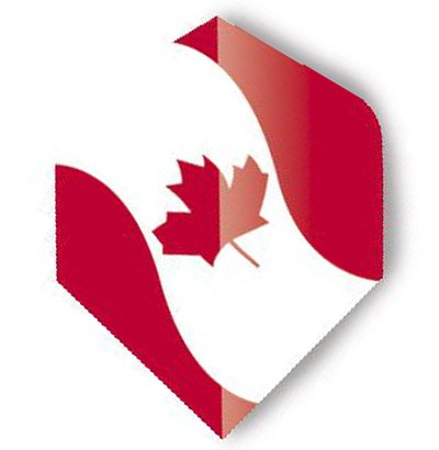 Plumas Unicorn Darts Standard Maestro Bandera Canadá