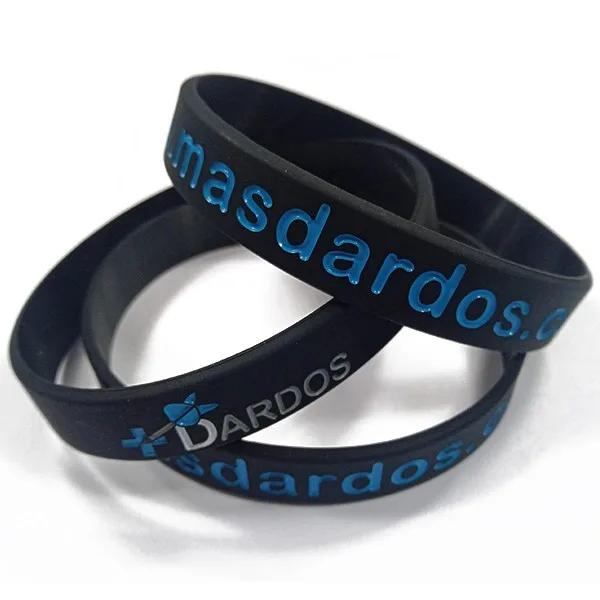 Pulsera Masdardos Silicona Negra