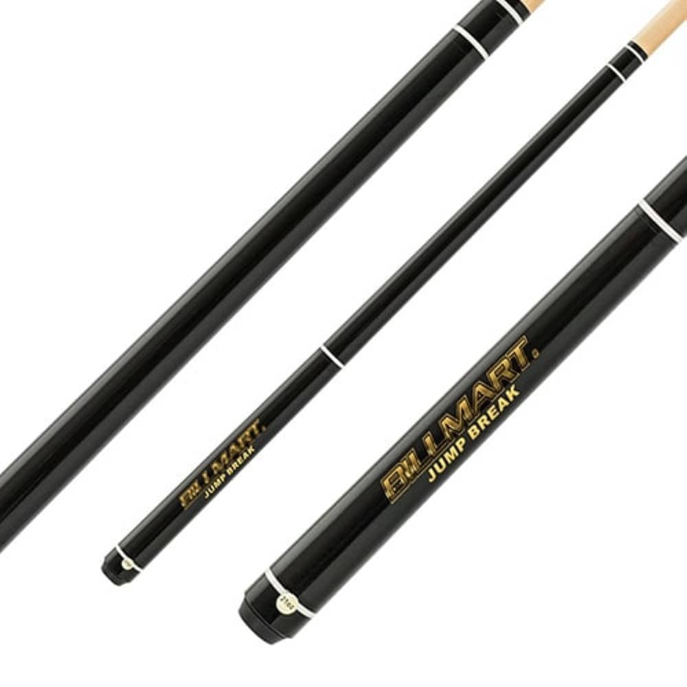 Taco de billar Break Jump Classic Billmart Negro con junta de liberación rápida 13mm 19oz