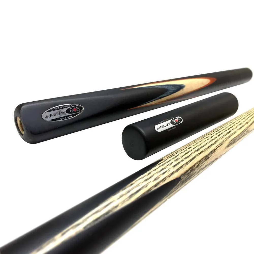 Taco Riley ROS 3/4 Snooker Cue 9.5mm  EM Tip 17-17.9oz