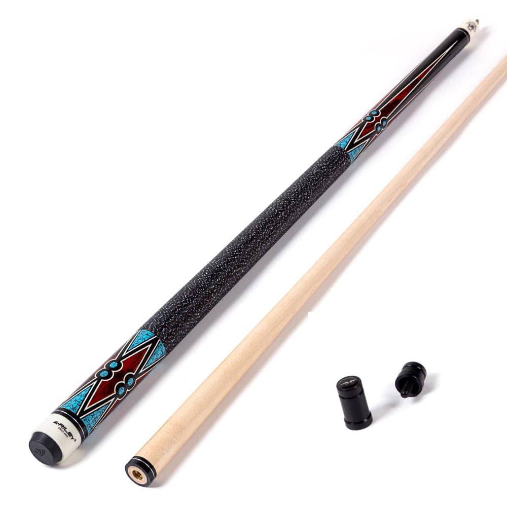 Taco de billar americano Riley Centurion Negro y Rojo 13mm 19oz