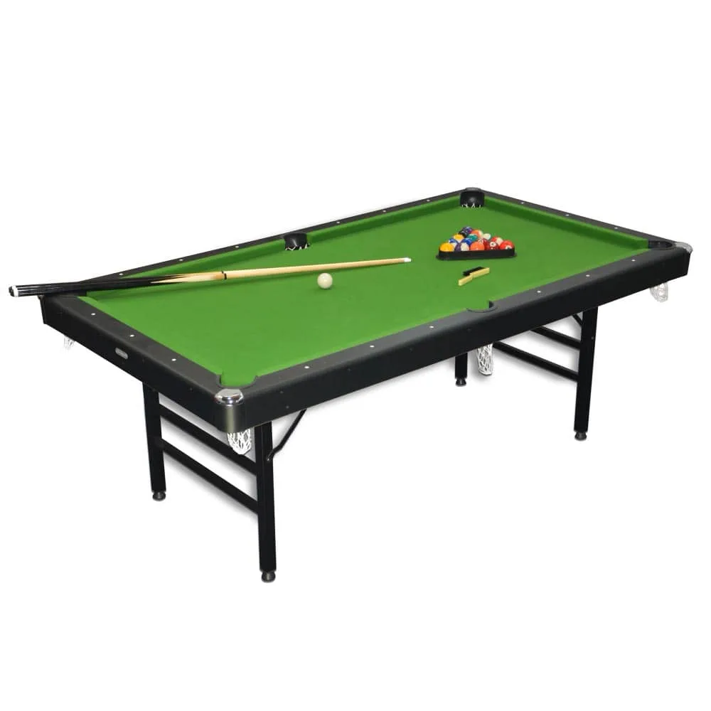 Mesa de Billar Plegable California Patas de Metal 6.3 ft