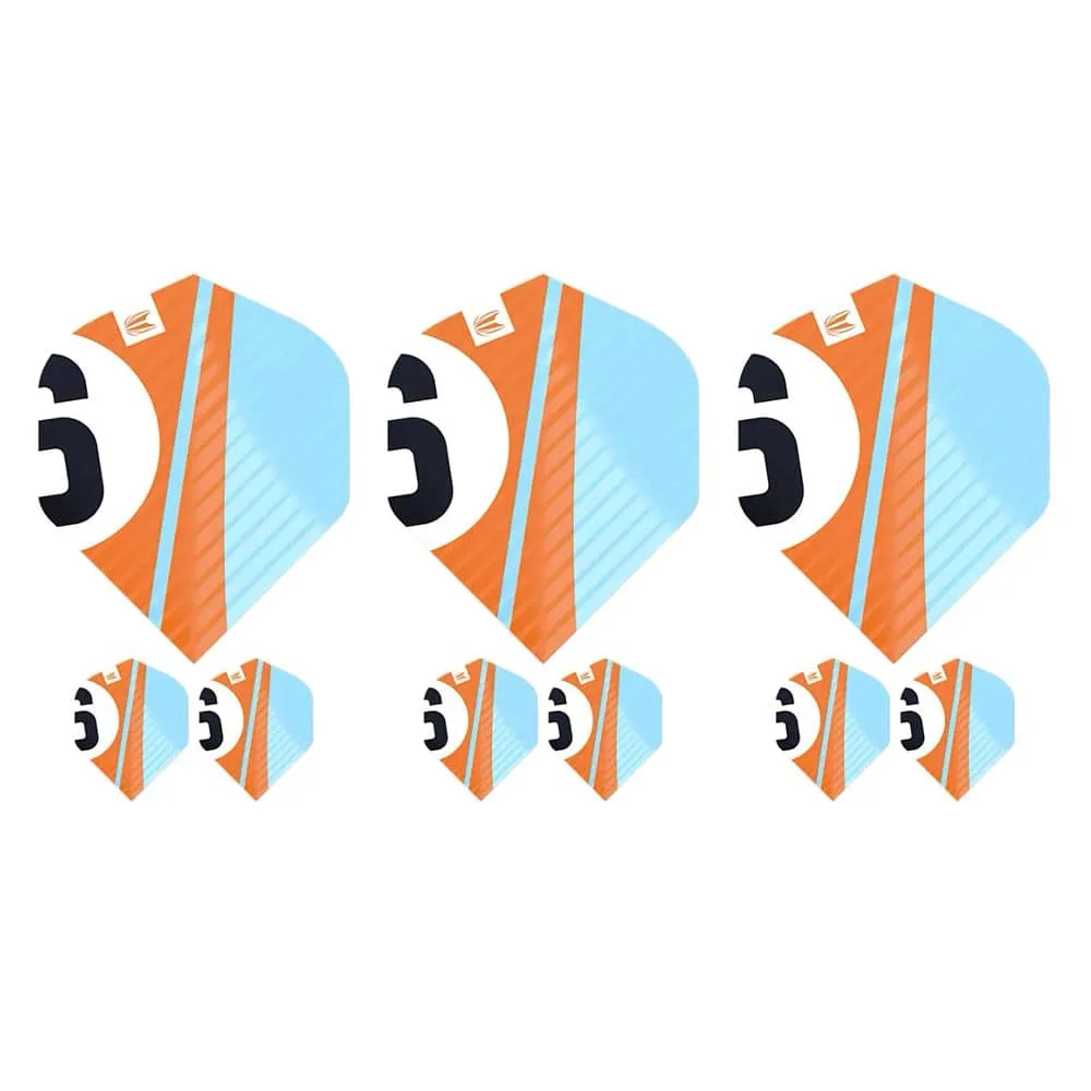 Plumas Target Chicane Pro.Ultra Orange Flights (3 Sets) No.2 Standard