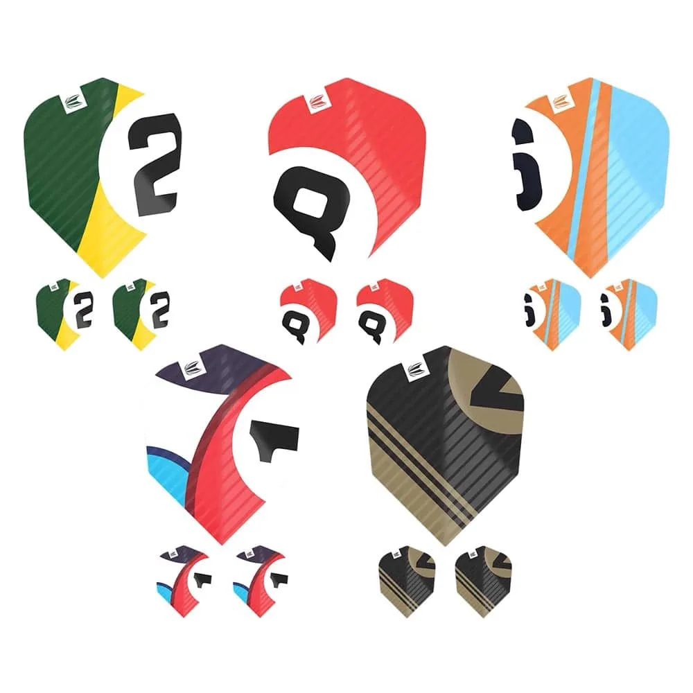 Plumas Target Chicane Pro.Ultra Multi-Pack Flights (5 Sets) Ten-X Shape Mini