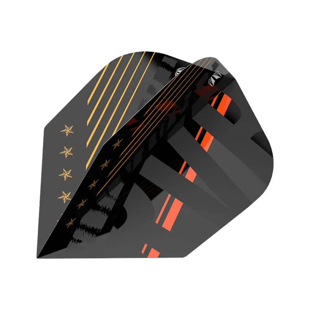 Plumas Target RVB 80% Raymond van Barneveld No.6 Shape Negro