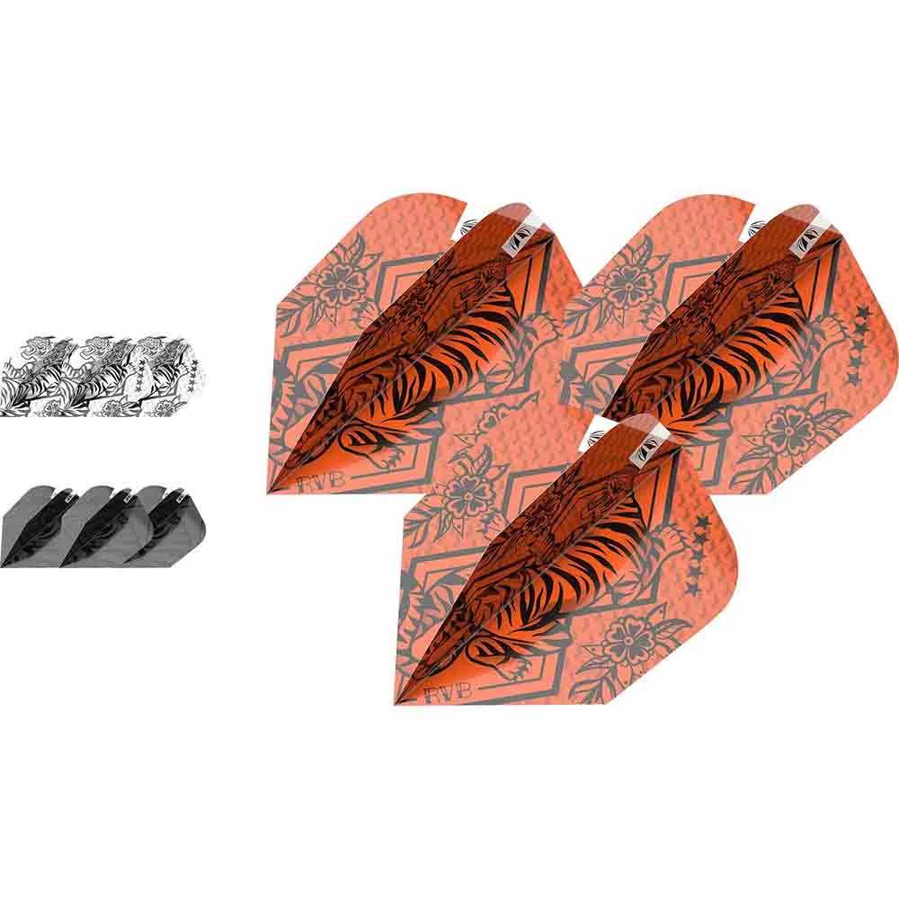 Ailettes Target Raymond Van Barneveld Ink (3 Sets) Ten-X Shape Mini