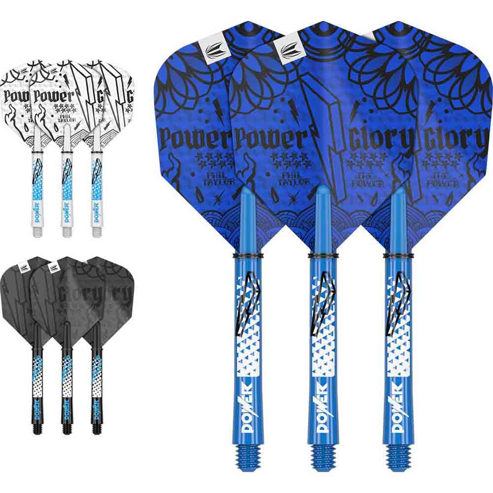 Plumas Target Phil Taylor The Power Ink (3 Sets) Plumas + Caña Medium